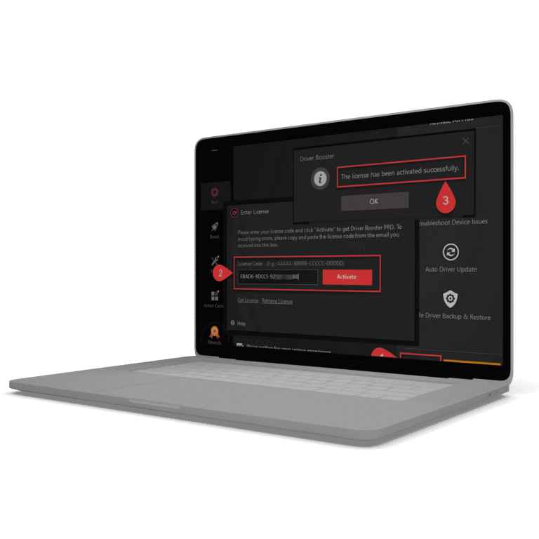 driver booster 13 pro activation screen